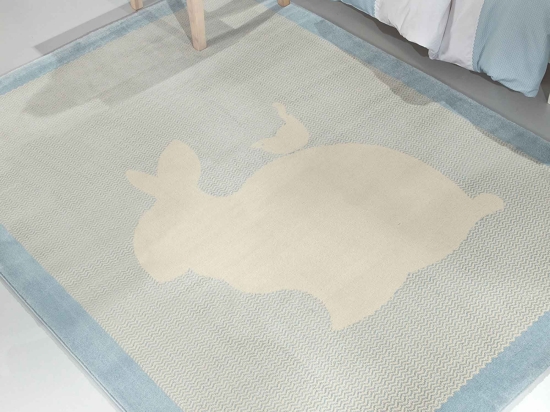 Χαλί Παιδικό Lapin Blue Saint Clair 150Χ200cm