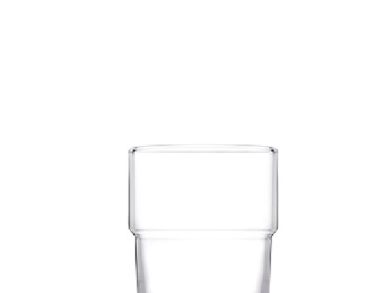 Hill Water ποτήρι διάφανο από γυαλί σετ τριών τεμαχίων 8x8.7 εκ