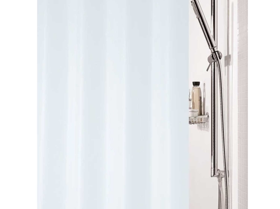 Κουρτίνα Μπάνιου Plain 02325.001 White 180X200 cm 180Πx200Υ 180x200cm Πολυέστερ