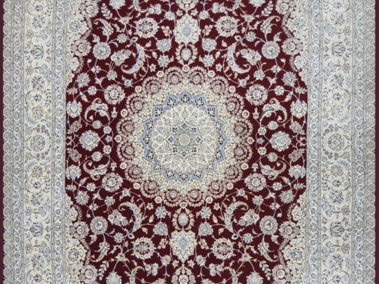 Χειροποίητο Χαλί Nain Wool-Silk 298Χ200 298Χ200cm