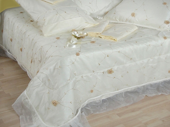 Σεντόνια Σετ 4Τμχ. 1011 Εκρού Viopros Υπέρδιπλo 240x250cm 100% Βαμβάκι