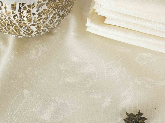 Καρέ Bensimon Ecru Ρυθμός 90X90cm 90x90cm Σατέν