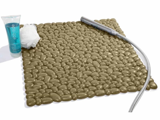 Πατάκι Αντιολισθητικό 3D Stones 06029.011 Taupe 54Χ54 54x54cm PVC