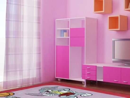 Χαλί Παιδικό Kids Tufted 1219 Pink 120X180cm