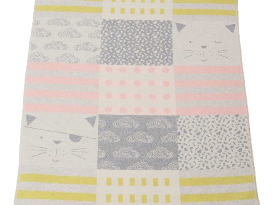 Κουβέρτα Βρεφική Juwel 6773/31 Beige-Pink Vesta Αγκαλιάς 70x90cm Βαμβάκι-Πολυέστερ