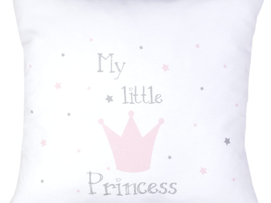 Borea Μαξιλάρι Διακοσμητικό Printed My Little Princess 45 x 45 cm Λευκό