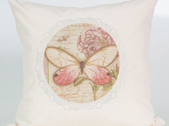Borea Μαξιλάρι Διακοσμητικό Printed Σχέδιο 11 45 x 45 cm Εκρού