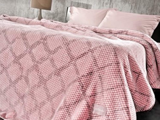 Koυβέρτα Jacquard Maroon Cherry Guy Laroche Υπέρδιπλo 220x240cm Πολυέστερ