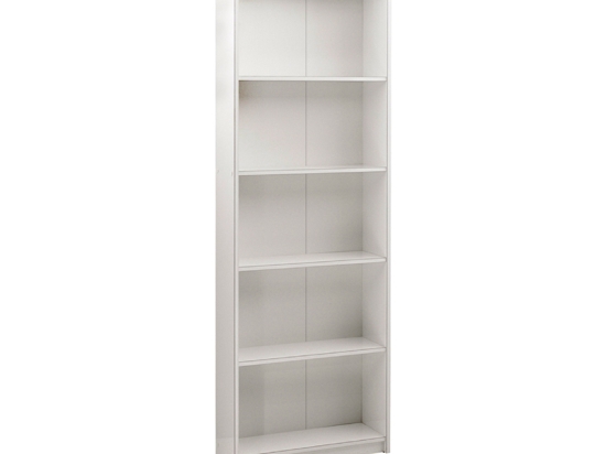 ΒΙΒΛΙΟΘΗΚΗ ΜΕΛΑΜΙΝΗΣ MAX MEGAPAP ΣΕ ΧΡΩΜΑ ΛΕΥΚΟ 58X23X170ΕΚ.