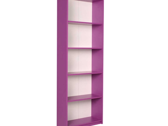 ΒΙΒΛΙΟΘΗΚΗ ΜΕΛΑΜΙΝΗΣ MAX MEGAPAP ΧΡΩΜΑ ΜΩΒ 58X23X170ΕΚ.