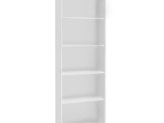 ΒΙΒΛΙΟΘΗΚΗ ΜΕΛΑΜΙΝΗΣ MAX MEGAPAP ΧΡΩΜΑ ΛΕΥΚΟ 64X26X182ΕΚ.