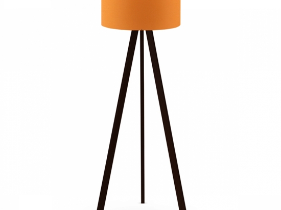 ΦΩΤΙΣΤΙΚΟ ΔΑΠΕΔΟΥ ROSLING MEGAPAP MDF/ΥΦΑΣΜΑ PVC ΧΡΩΜΑ ΜΑΥΡΟ/ΠΟΡΤΟΚΑΛΙ 38X21X140ΕΚ.