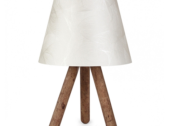 ΦΩΤΙΣΤΙΚΟ ΕΠΙΤΡΑΠΕΖΙΟ LANDER MEGAPAP ΥΦΑΣΜΑ PVC/ΞΥΛΟ ΧΡΩΜΑ ΛΕΥΚΟ/ΚΑΦΕ 22X14X32ΕΚ.
