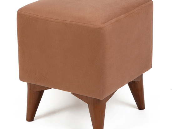 ΣΚΑΜΠΩ LIAM MEGAPAP ΥΦΑΣΜΑΤΙΝΟ ΧΡΩΜΑ ΑΝΟΙΧΤΟ ΚΑΦΕ 35X35X43ΕΚ.