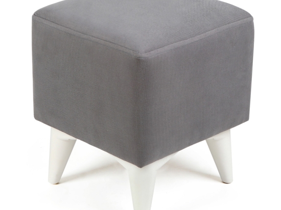 ΣΚΑΜΠΩ LIAM MEGAPAP ΥΦΑΣΜΑΤΙΝΟ ΧΡΩΜΑ ΓΚΡΙ 35X35X43ΕΚ.