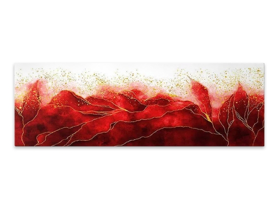 ΠΙΝΑΚΑΣ ΣΕ ΚΑΜΒΑ "RED PASSION" MEGAPAP ΨΗΦΙΑΚΗΣ ΕΚΤΥΠΩΣΗΣ 120X40X3ΕΚ.