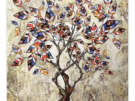 ΠΙΝΑΚΑΣ ΣΕ ΚΑΜΒΑ "TREE AND LEAVES" MEGAPAP ΨΗΦΙΑΚΗΣ ΕΚΤΥΠΩΣΗΣ 50X50X3ΕΚ.