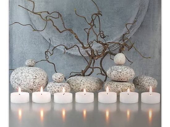 ΠΙΝΑΚΑΣ ΣΕ ΚΑΜΒΑ "MEDITATION" MEGAPAP ΨΗΦΙΑΚΗΣ ΕΚΤΥΠΩΣΗΣ 60X60X3ΕΚ.