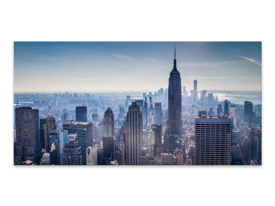 ΠΙΝΑΚΑΣ ΣΕ ΚΑΜΒΑ "NEW YORK CITY" MEGAPAP ΨΗΦΙΑΚΗΣ ΕΚΤΥΠΩΣΗΣ 140X70X3ΕΚ.