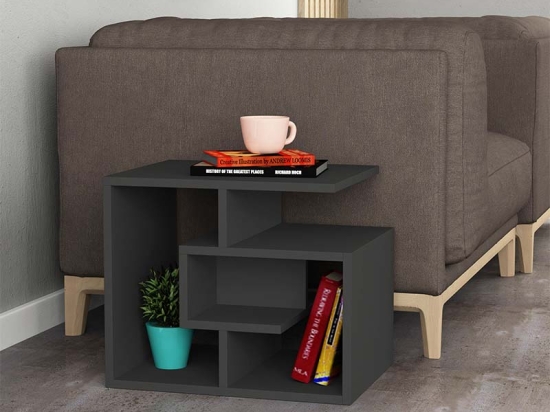 ΒΟΗΘΗΤΙΚΟ ΤΡΑΠΕΖΑΚΙ LABIRENT MEGAPAP ΧΡΩΜΑ ΑΝΘΡΑΚΙ 54X40X45ΕΚ.