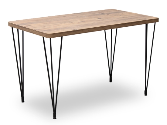 ΤΡΑΠΕΖΙ ROGER MEGAPAP MDF - ΜΕΤΑΛΛΙΚΟ ΧΡΩΜΑ ΑΚΑΚΙΑΣ 120X70X75ΕΚ.
