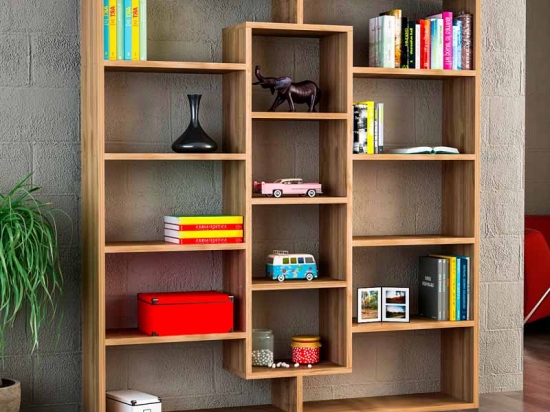 ΒΙΒΛΙΟΘΗΚΗ AMPLE MEGAPAP ΧΡΩΜΑ ΚΑΡΥΔΙ 125X22X135,7ΕΚ.
