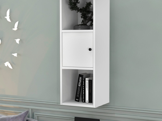 ΡΑΦΙΕΡΑ ΤΟΙΧΟΥ FELIX FLAT MEGAPAP ΧΡΩΜΑ ΛΕΥΚΟ 33,6X30X97,2ΕΚ.