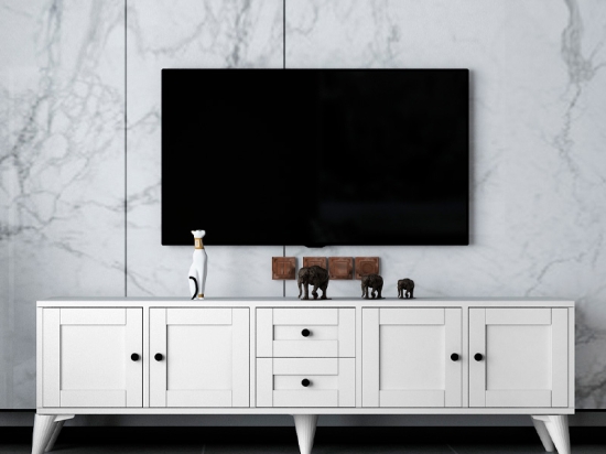 ΕΠΙΠΛΟ ΤΗΛΕΟΡΑΣΗΣ FELIX MEGAPAP ΧΡΩΜΑ ΛΕΥΚΟ 160,8X30X48,6ΕΚ.