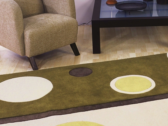 Χαλί Aslanis Χειροποίητο Amaze Beige-Olive Tufted 160X230cm