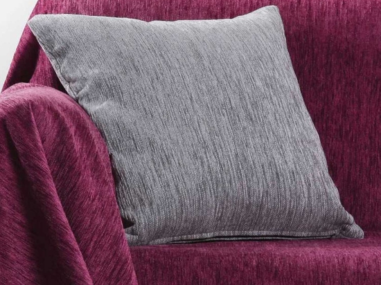 Μαξιλαροθήκη Σετ Ζακάρ Σενίλ 1300 Light Grey Anna Riska 42X42 Chenille