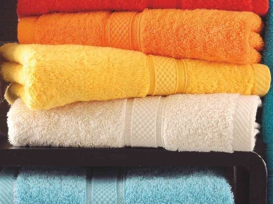 Πετσέτα Basic Yellow Ρυθμός Προσώπου 50x100cm 100% Πενιέ Βαμβάκι