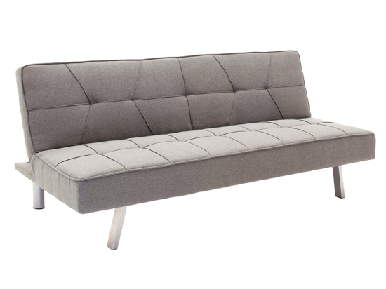 ΚΑΝΑΠΕΣ-ΚΡΕΒΑΤΙ TRAVIS PAKOWORLD 3ΘΕΣΙΟΣ ΥΦΑΣΜΑ ΓΚΡΙ 175X83X74ΕΚ