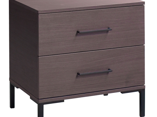 ΚΟΜΟΔΙΝΟ CALLIOPE PAKOWORLD ΜΕ 2 ΣΥΡΤΑΡΙΑ WENGE-ΜΑΥΡΟ 55X44X57ΕΚ