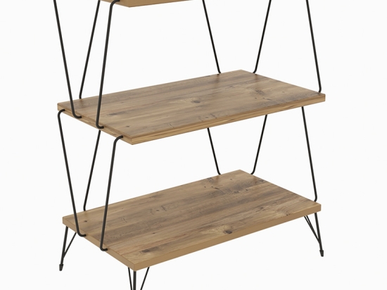 ΒΟΗΘΗΤΙΚΟ ΤΡΑΠΕΖΙ TARS PAKOWORLD ΦΥΣΙΚΟ-ΚΑΡΥΔΙ 48X31X78ΕΚ