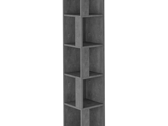 ΒΙΒΛΙOΘΗΚΗ ΣΤΗΛΗ RAPHAEL PAKOWORLD ΓΚΡΙ ANTIQUE 31,5X31,5X159ΕΚ