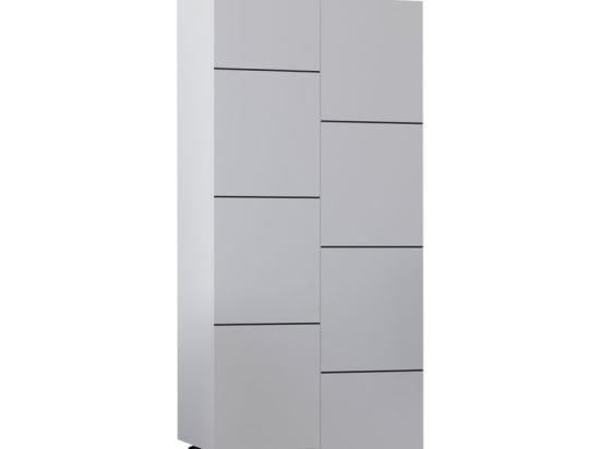 ΝΤΟΥΛΑΠΙ-ΣΤΗΛΗ ROMANE PAKOWORLD ΛΕΥΚΟ 62.2X37.4X155.4ΕΚ