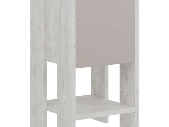 ΚΟΜΟΔΙΝΟ EMA PAKOWORLD ΧΡΩΜΑ ΛΕΥΚΟ ANTIQUE-ΜΟΚΑ 30X30X55ΕΚ