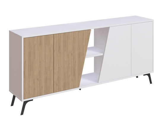 ΜΠΟΥΦΕΣ HANA PAKOWORLD ΛΕΥΚΟ-ΦΥΣΙΚΟ 180X35.5X82ΕΚ