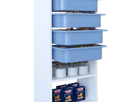 ΣΥΡΤΑΡΙΕΡΑ ISMA PAKOWORLD 4 ΣΥΡΤΑΡΙΑ ΛΕΥΚΟ-ΜΠΛΕ 45,5X30X92ΕΚ