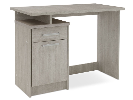 ΓΡΑΦΕΙΟ ΕΡΓΑΣΙΑΣ LOONEY PAKOWORLD ΧΡΩΜΑ WHITE WASH 100X55X75ΕΚ