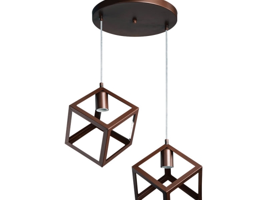 ΦΩΤΙΣΤΙΚΟ ΟΡΟΦΗΣ ΔΙΦΩΤΟ PWL-1152 PAKOWORLD Ε27 ΚΑΦΕ 50X50X82ΕΚ