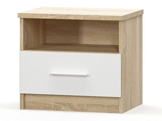 ΚΟΜΟΔΙΝΟ GENEVA PAKOWORLD ΦΥΣΙΚΟ-ΛΕΥΚΟ 50X37X45.5ΕΚ