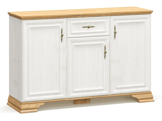 ΜΠΟΥΦΕΣ JADEN PAKOWORLD GOLDEN OAK-ΛΕΥΚΟ ANTIQUE 137,5X39X88,5ΕΚ