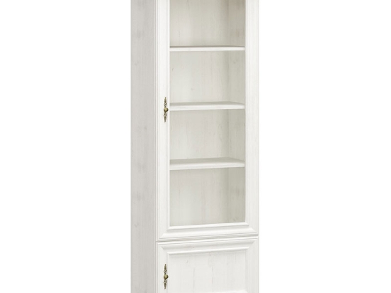 ΒΙΤΡΙΝΑ JADEN PAKOWORLD GOLDEN OAK-ΛΕΥΚΟ ANTIQUE 70,5X43X197,5ΕΚ