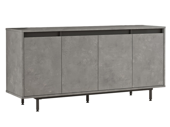 ΜΠΟΥΦΕΣ JETHRO PAKOWORLD ΑΝΘΡΑΚΙ ANTIQUE-WENGE 160X44.5X75.5ΕΚ