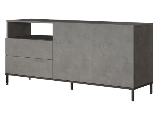 ΜΠΟΥΦΕΣ EVALUATE PAKOWORLD ΑΝΘΡΑΚΙ ANTIQUE-WENGE 170X46.5X75.5ΕΚ