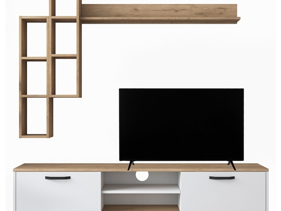 ΣΥΝΘΕΤΟ ΣΑΛΟΝΙΟΥ CELTY PAKOWORLD ΦΥΣΙΚΟ-ΛΕΥΚΟ 180X35X48.5ΕΚ