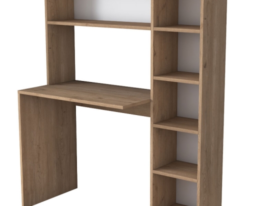 ΓΡΑΦΕΙΟ ΜΕ ΒΙΒΛΙΟΘΗΚΗ JANSON PAKOWORLD SONOMA 113X40X142ΕΚ