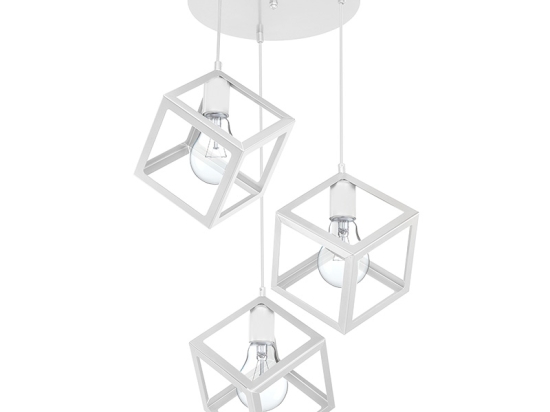 ΦΩΤΙΣΤΙΚΟ ΟΡΟΦΗΣ ΤΡΙΦΩΤΟ DEEPORA PAKOWORLD Ε27 ΛΕΥΚΟ 30X80X80ΕΚ