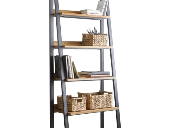 ΒΙΒΛΙΟΘΗΚΗ RYDER PAKOWORLD ΚΑΡΥΔΙ-ΜΑΥΡΟ 75X36X185ΕΚ